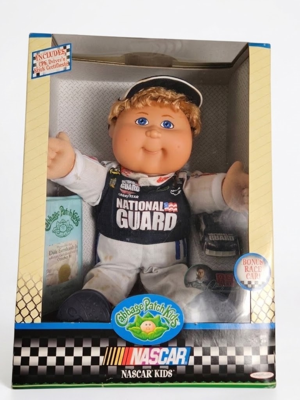 VTG 2009 Cabbage Patch Kids NASCAR Dale Earnhardt Jr #88 National Guard Doll NIB